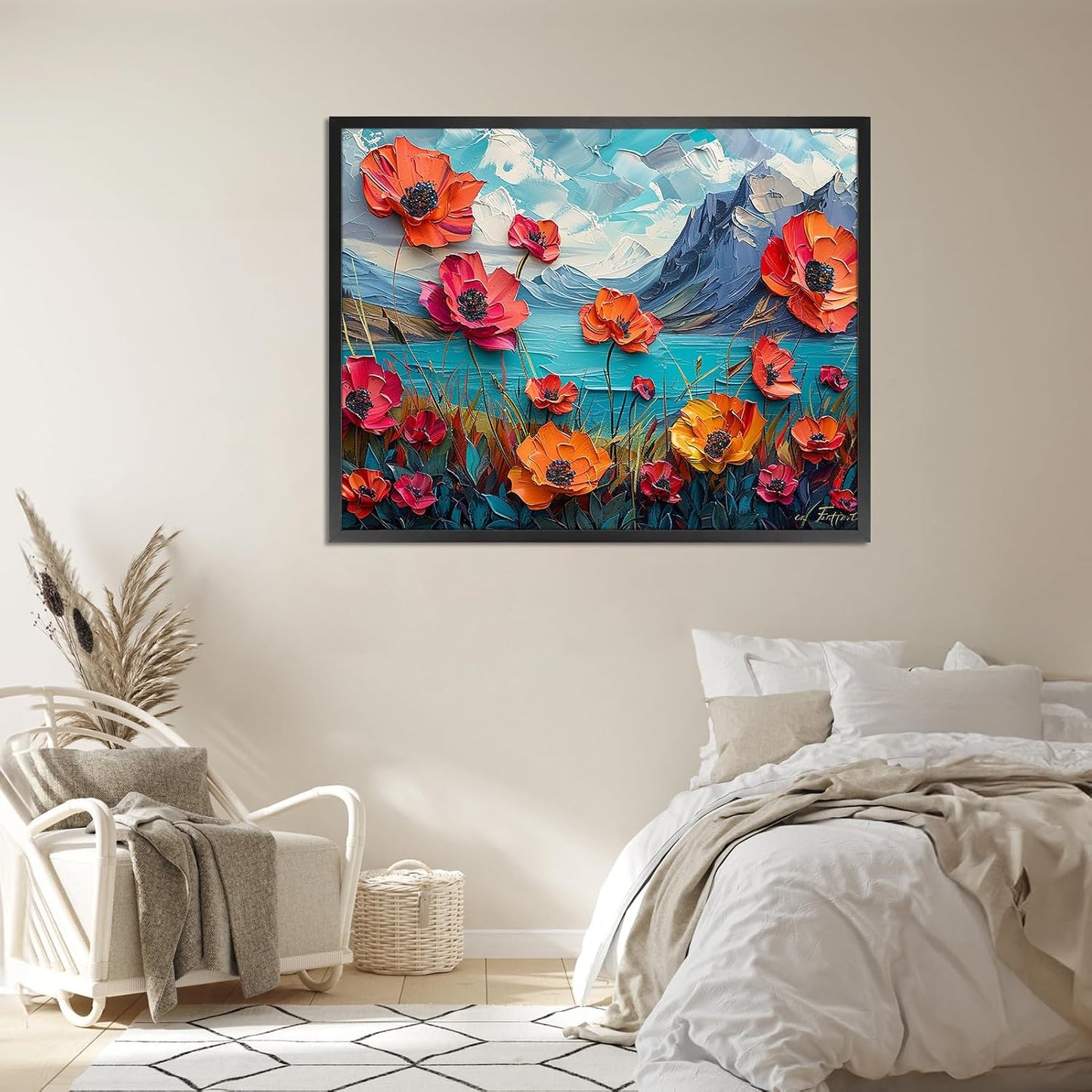 Giftgarden 24x30 Poster Picture Frame Black, Textured Metal Frame 30x24 for Wall Display, Single