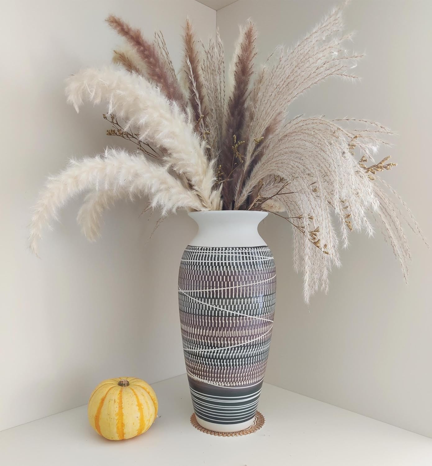 Ceramic Rustic Farmhouse Vase / C