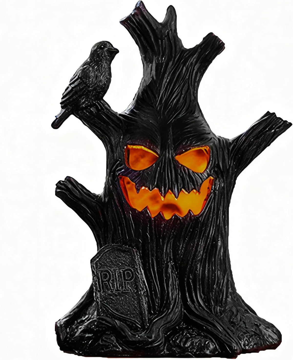 Vanthylit Halloween Decorations, Halloween Tree Lights, Lighted Black Tree