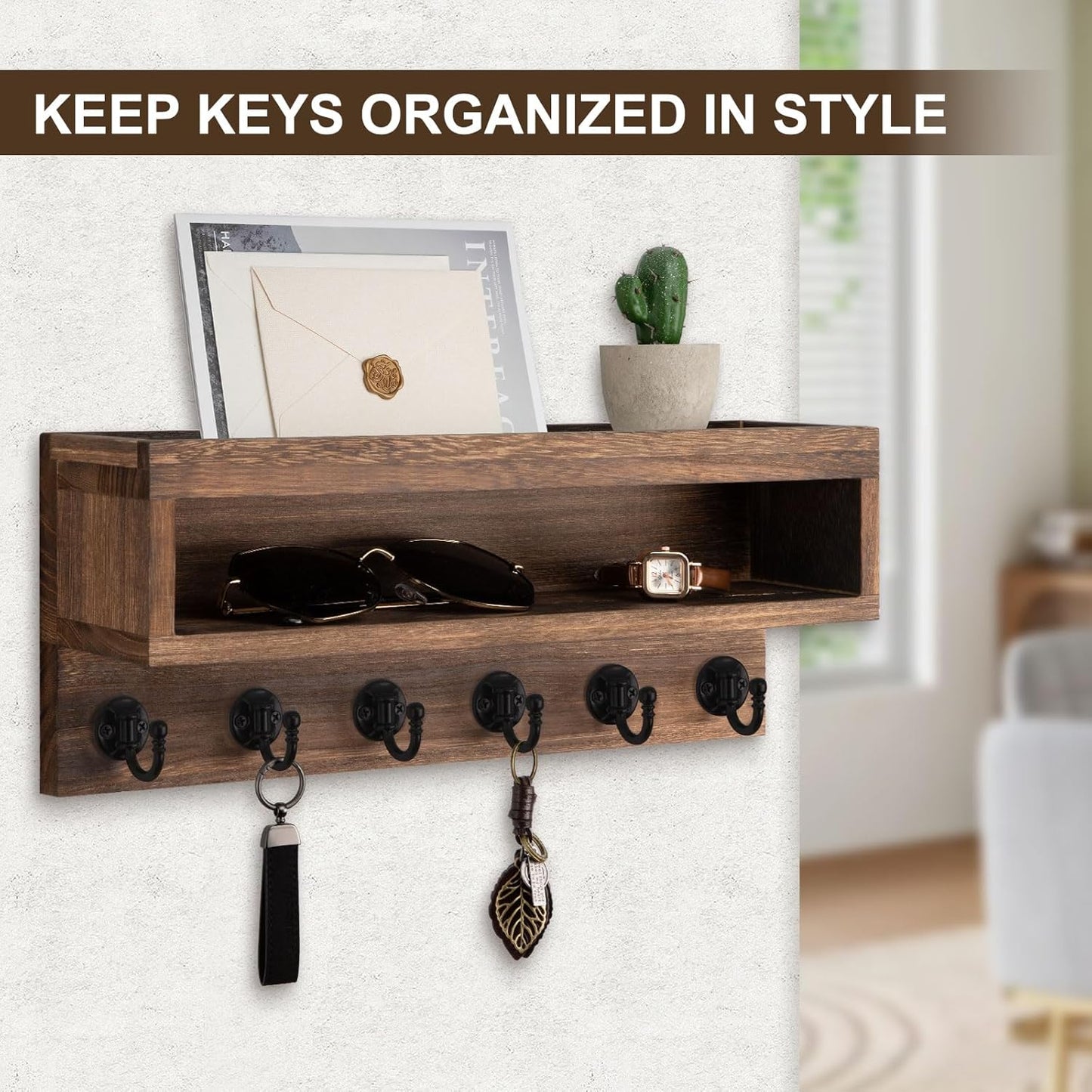 Home Decor Rack / Brown
