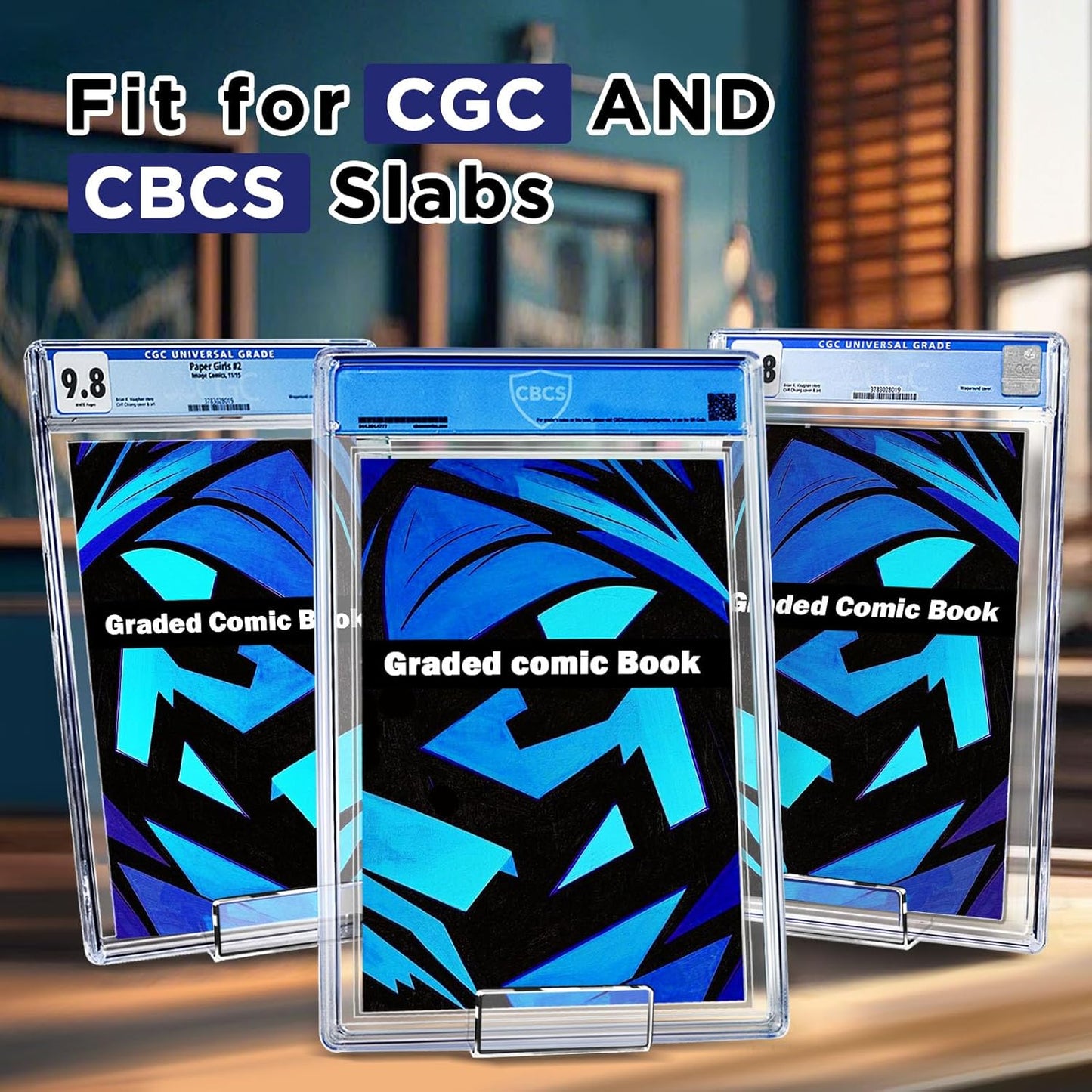 Acrylic Comic Book Display Shelves / Clear / Set of 6