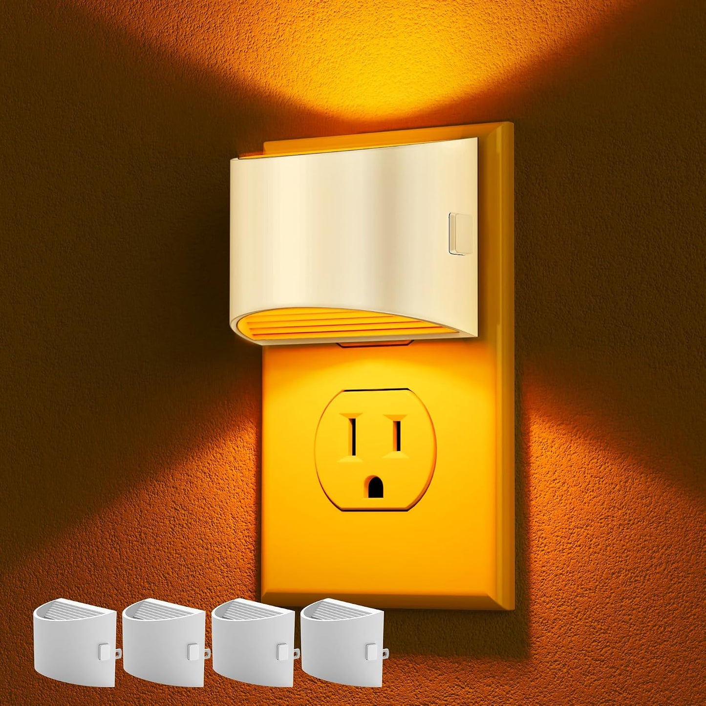 DORESshop Night Light, Night Lights Plug into Wall, Adjustable, Amber