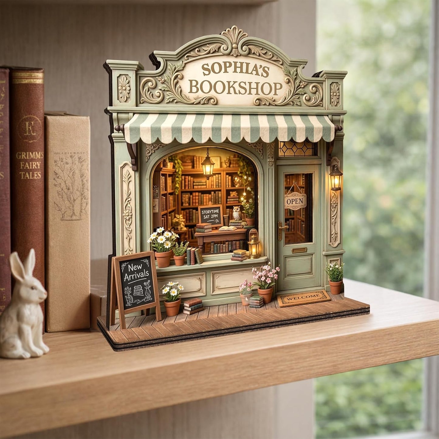 Custom Book Nook Bookshop Display / Book Nook 7