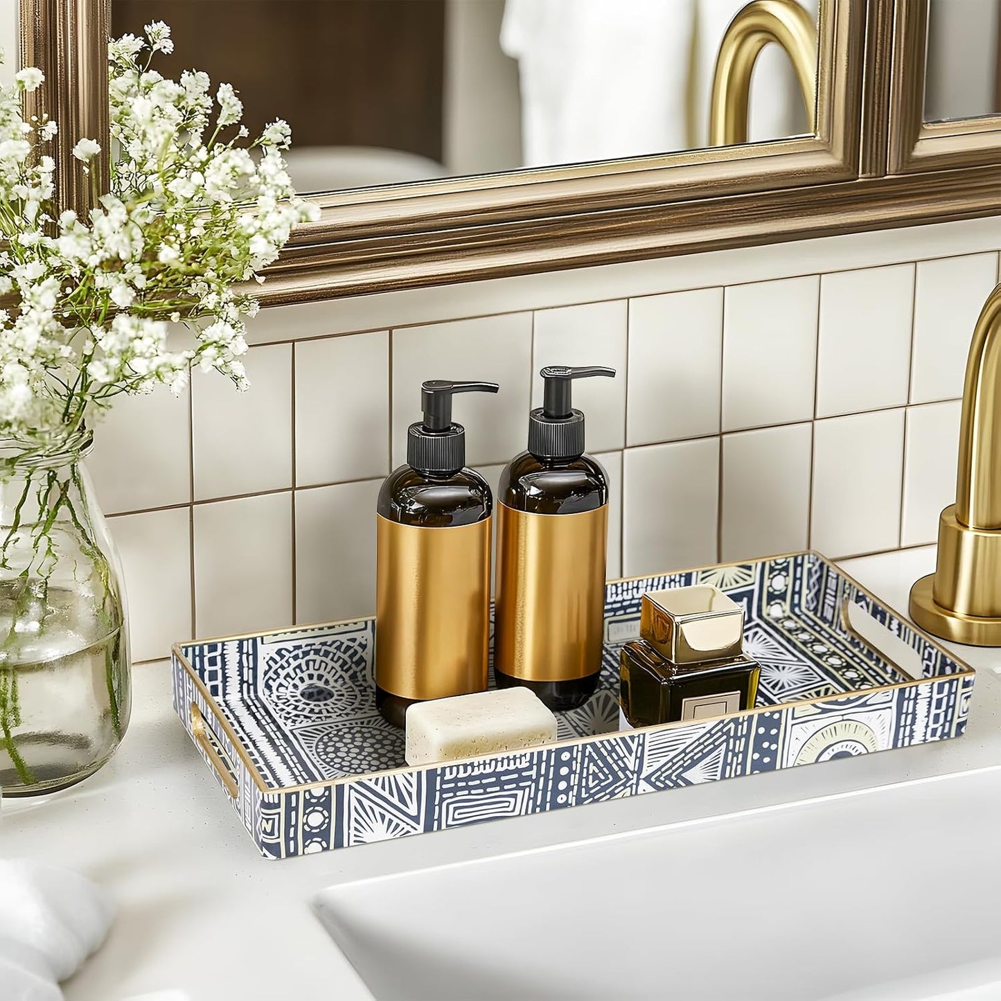 Plastic Vanity Tray / Bohemian-4