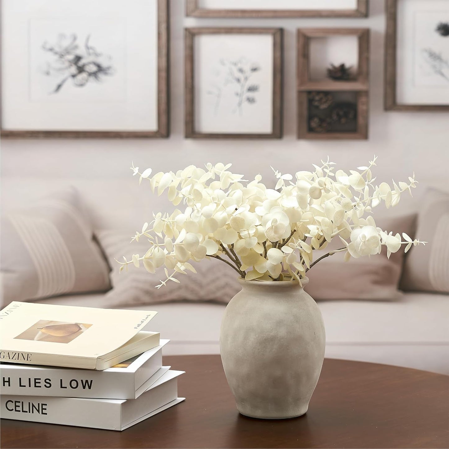 5.94" Ceramic Vase / Off-white- 5.94