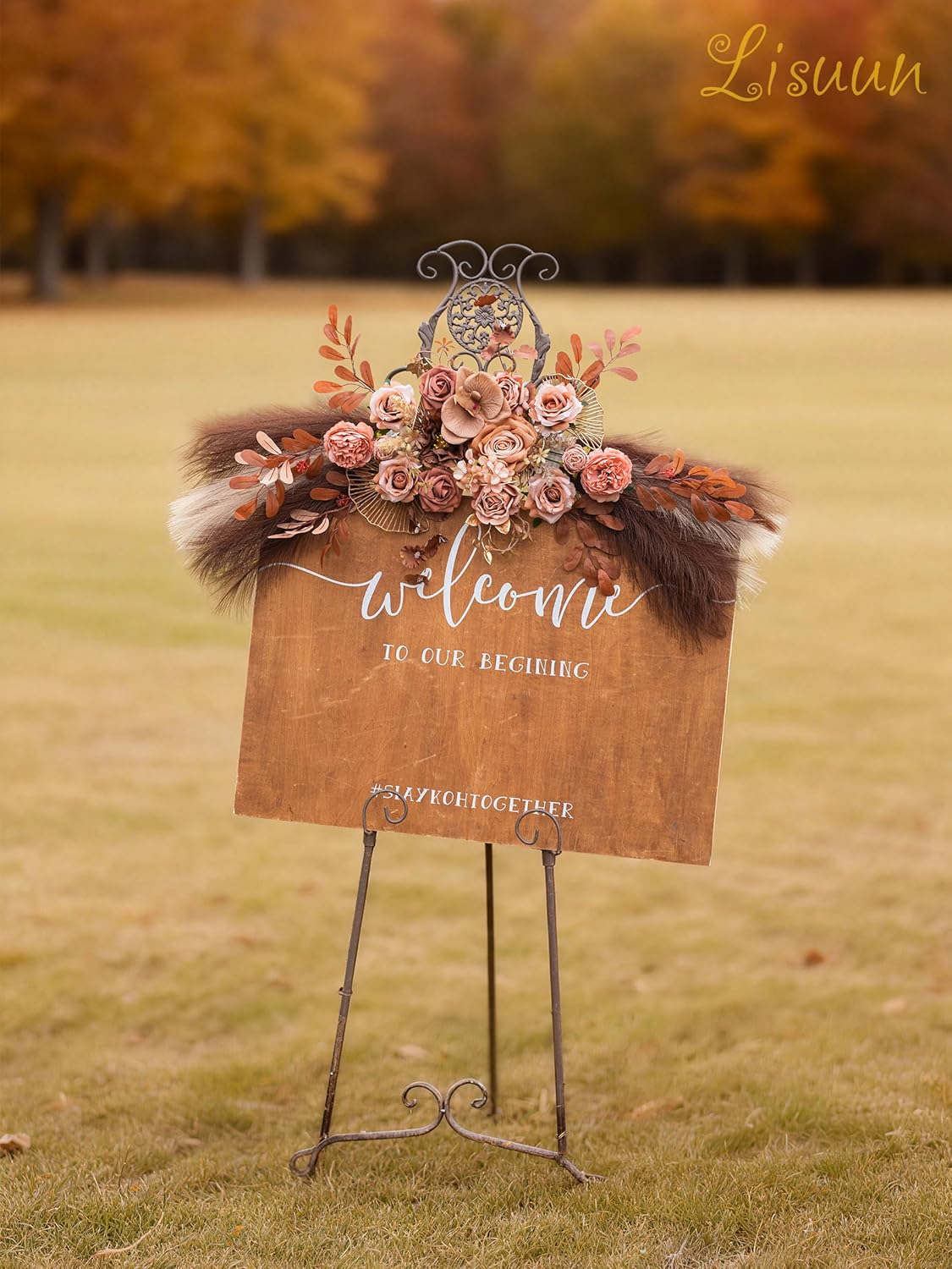 Artificial Flowers for Decoration / Light Coffee&dark Coffee