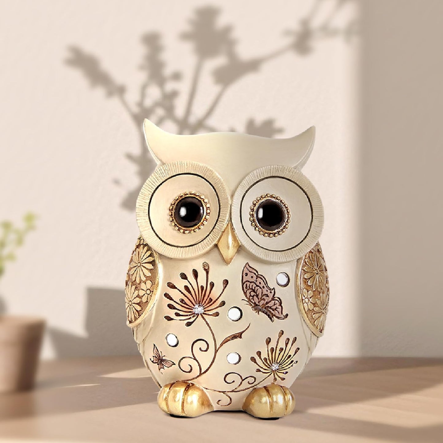 Owl Statue / Office Table and Living Rooms / Colorful