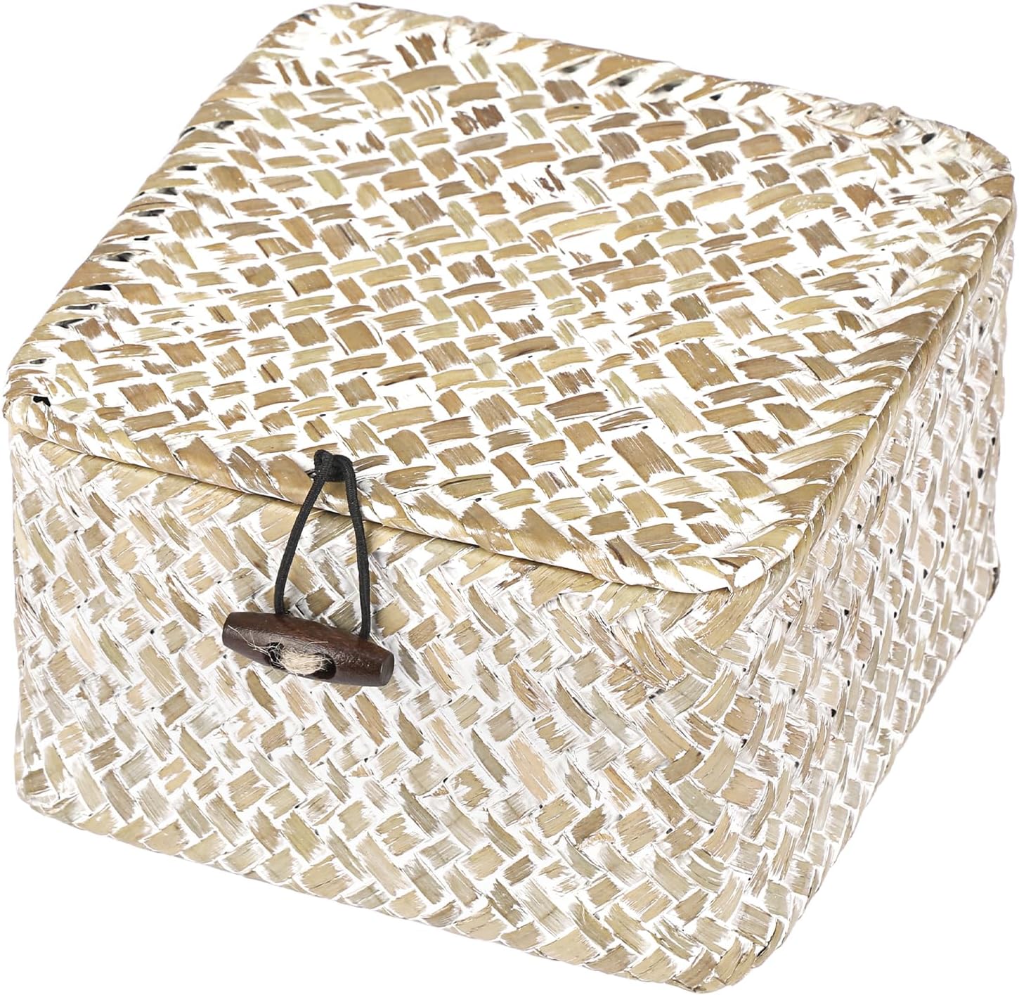 Wicker Shelf Baskets / Small / Whitewash Color