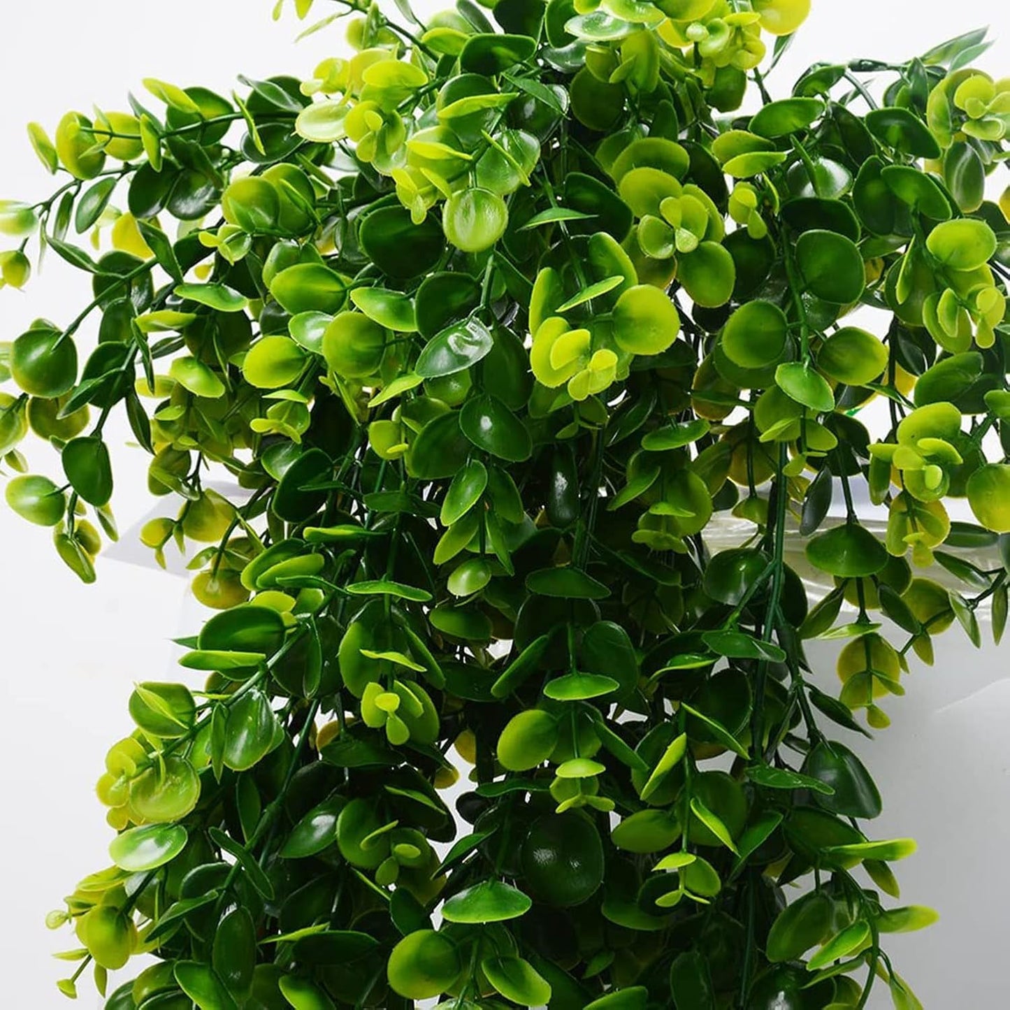 Faux Eucalyptus Leaf Greenery Plant Faux Plants Fake Ivy Room Decor Home Garden / Vine / Set of 4