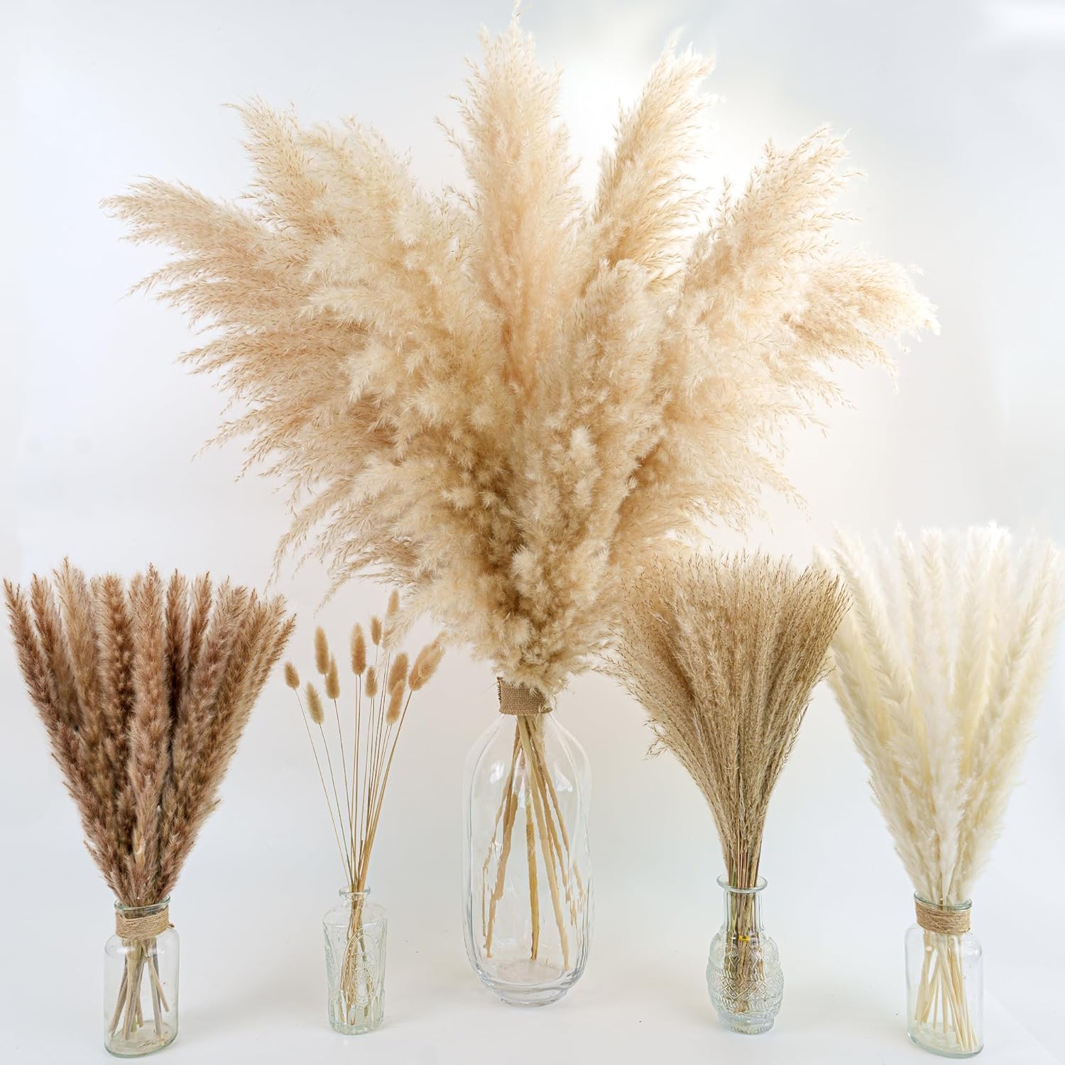 Decorative Tall Pampas Grass for Floor Vase