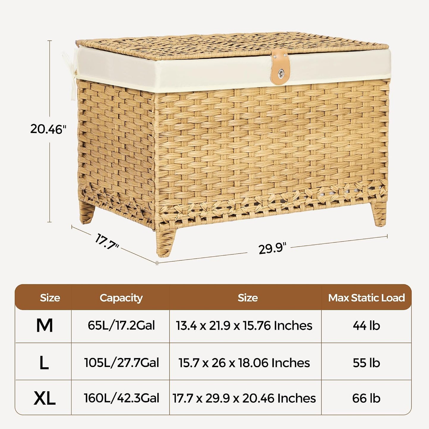 Rattan Shelf Basket / 160L / Natural
