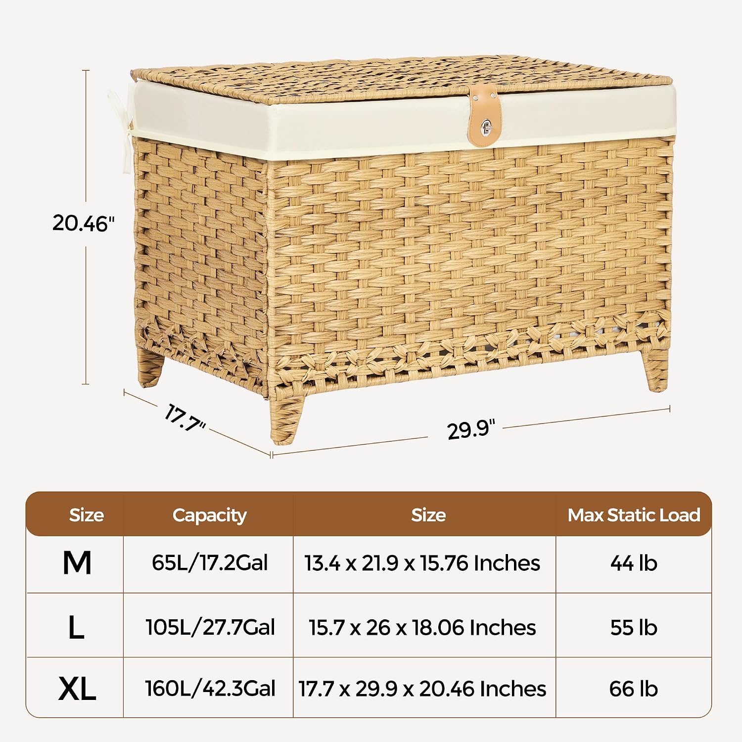 Rattan Shelf Basket / 160L / Natural