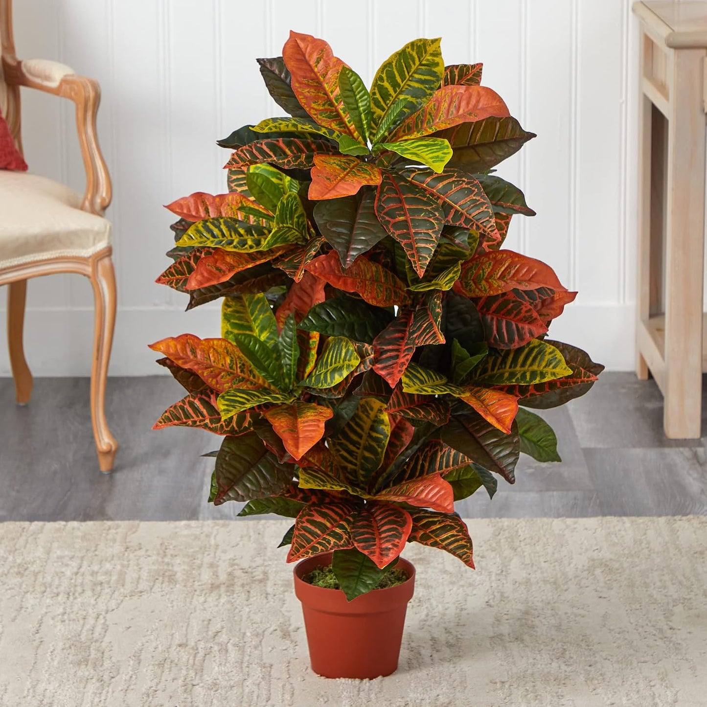 . Croton Artificial Plant / 36 Inch