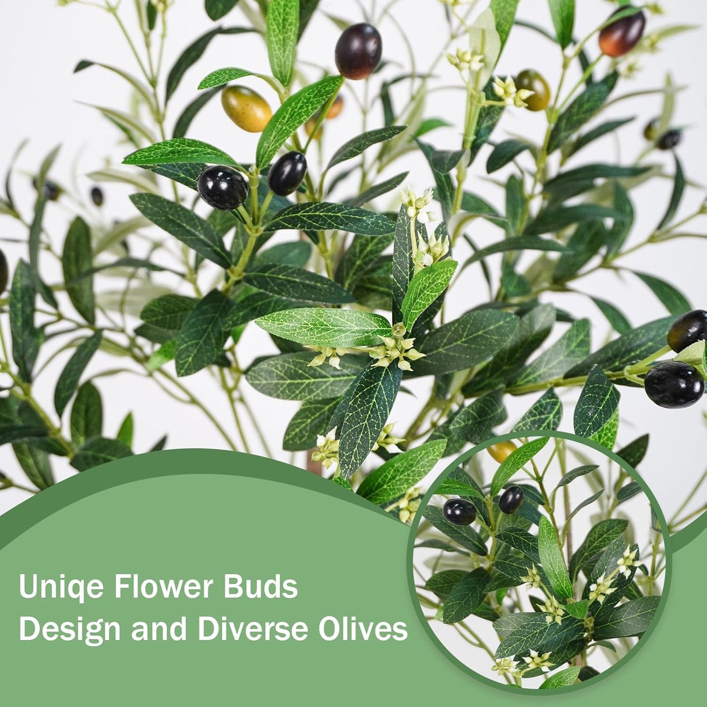 Planter / Lifelike Plants / Olive / 6 Inch