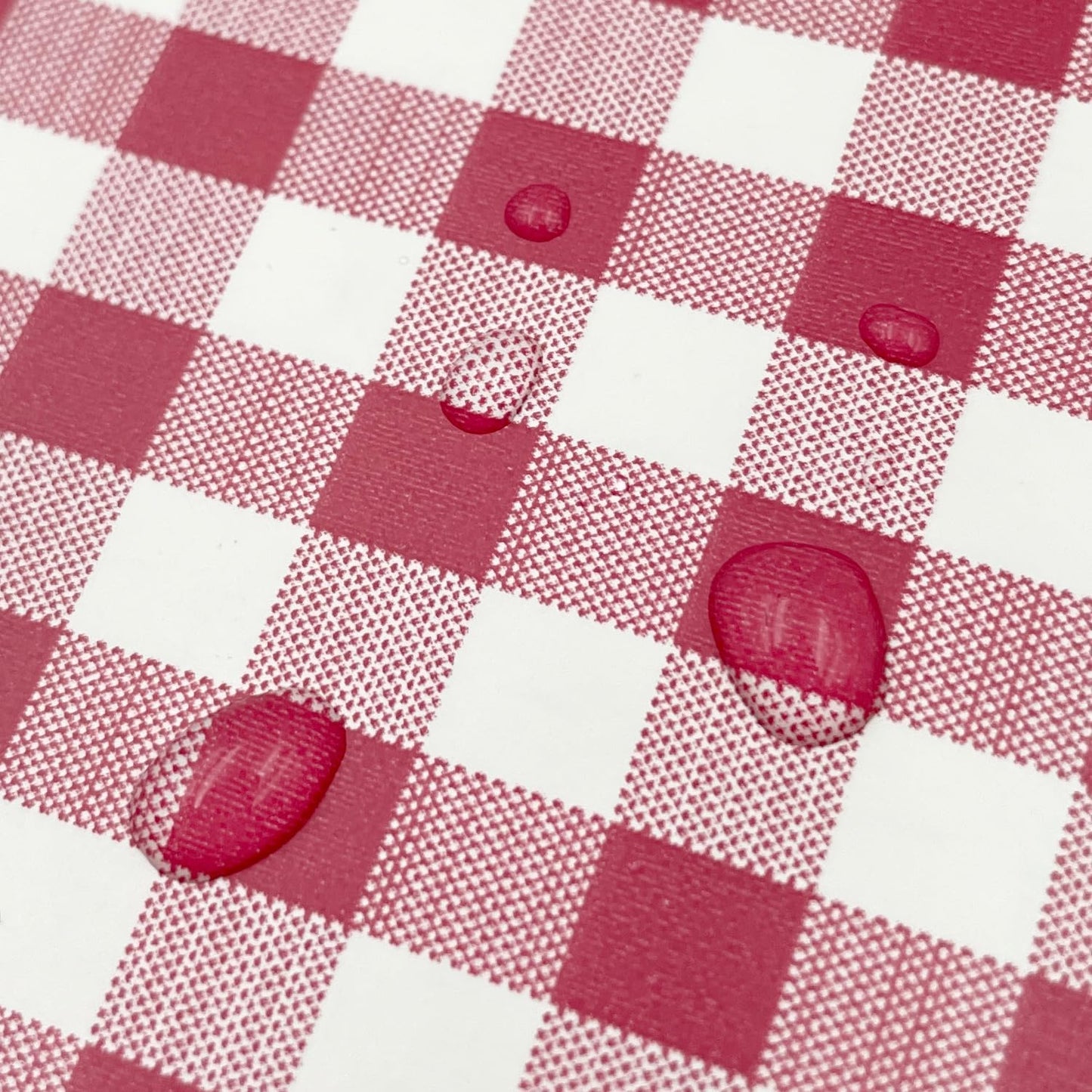 Wallpaper Roll Holiday Checker Peel and Stick Wall Tabletops Backsplash Vinyl / 393.7 x 17.7 / Red