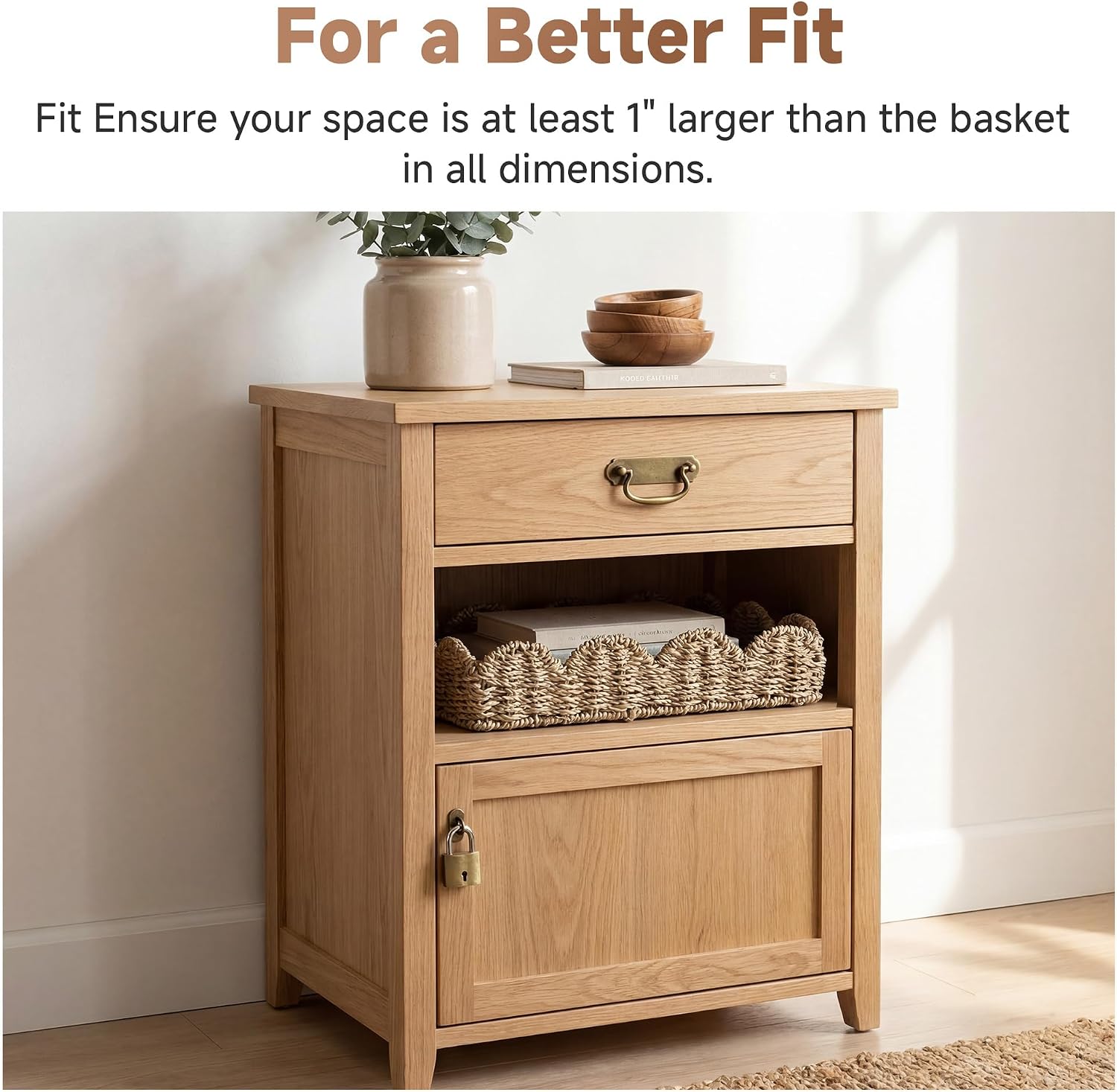Seagrass Wicker Storage Baskets / Natural