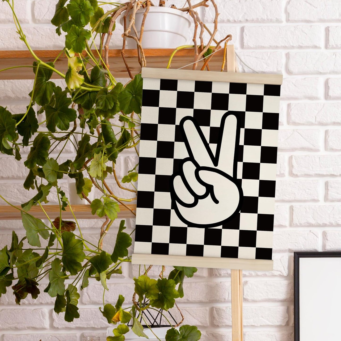 Wooden Frames / Boys Room Wall Decor Poster Hanger Frame / 12 x 16 / Black / Set of 2