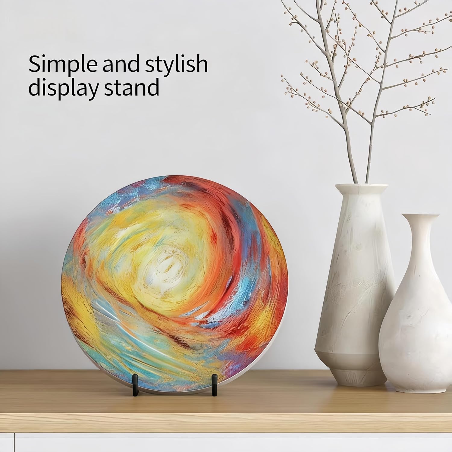 Decorative Plate Stand Display Stands Holders Plate Holder Stands for Photo / Set of 4