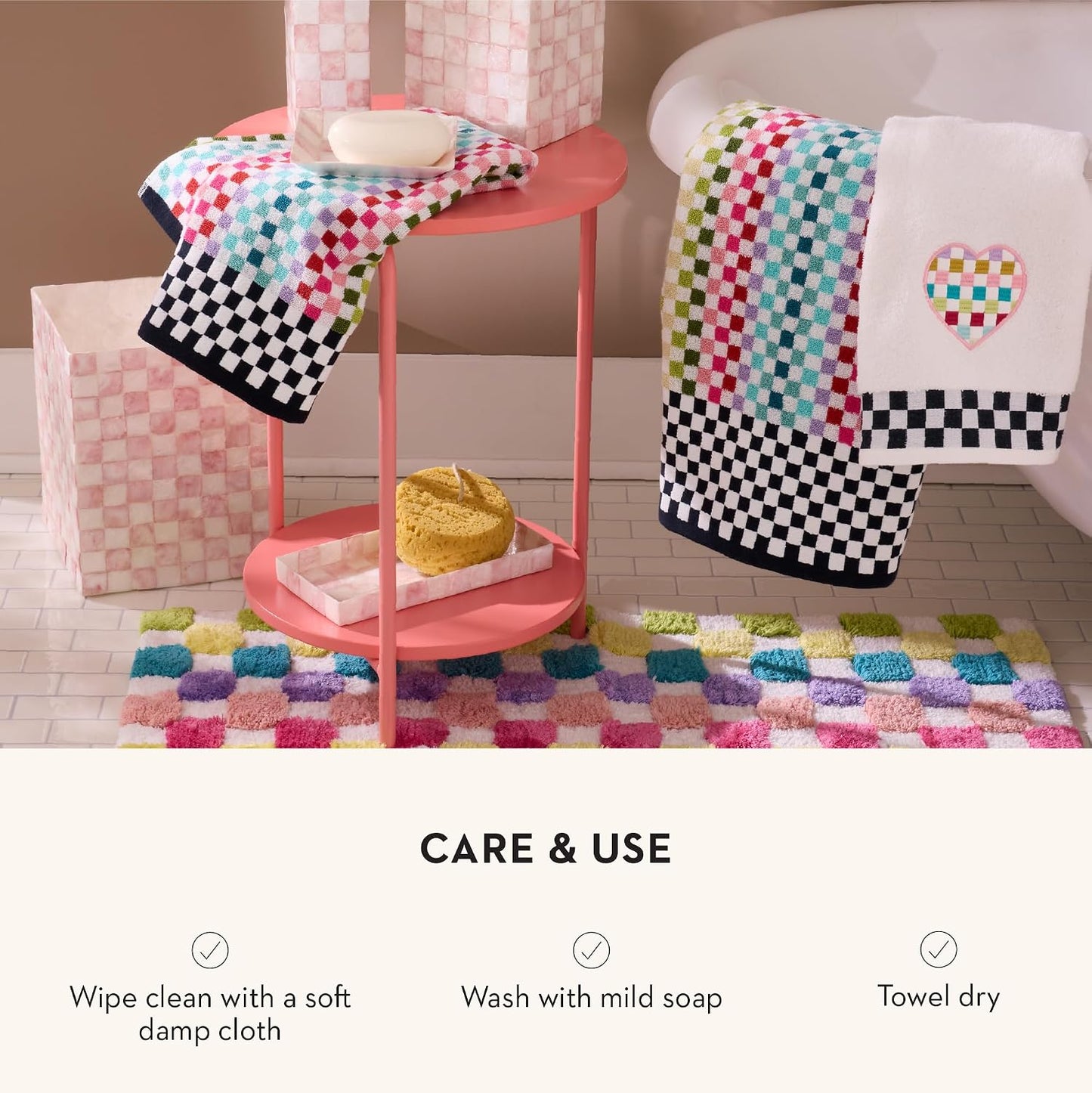 Capiz Vanity Tray / Rosy Check / Pink