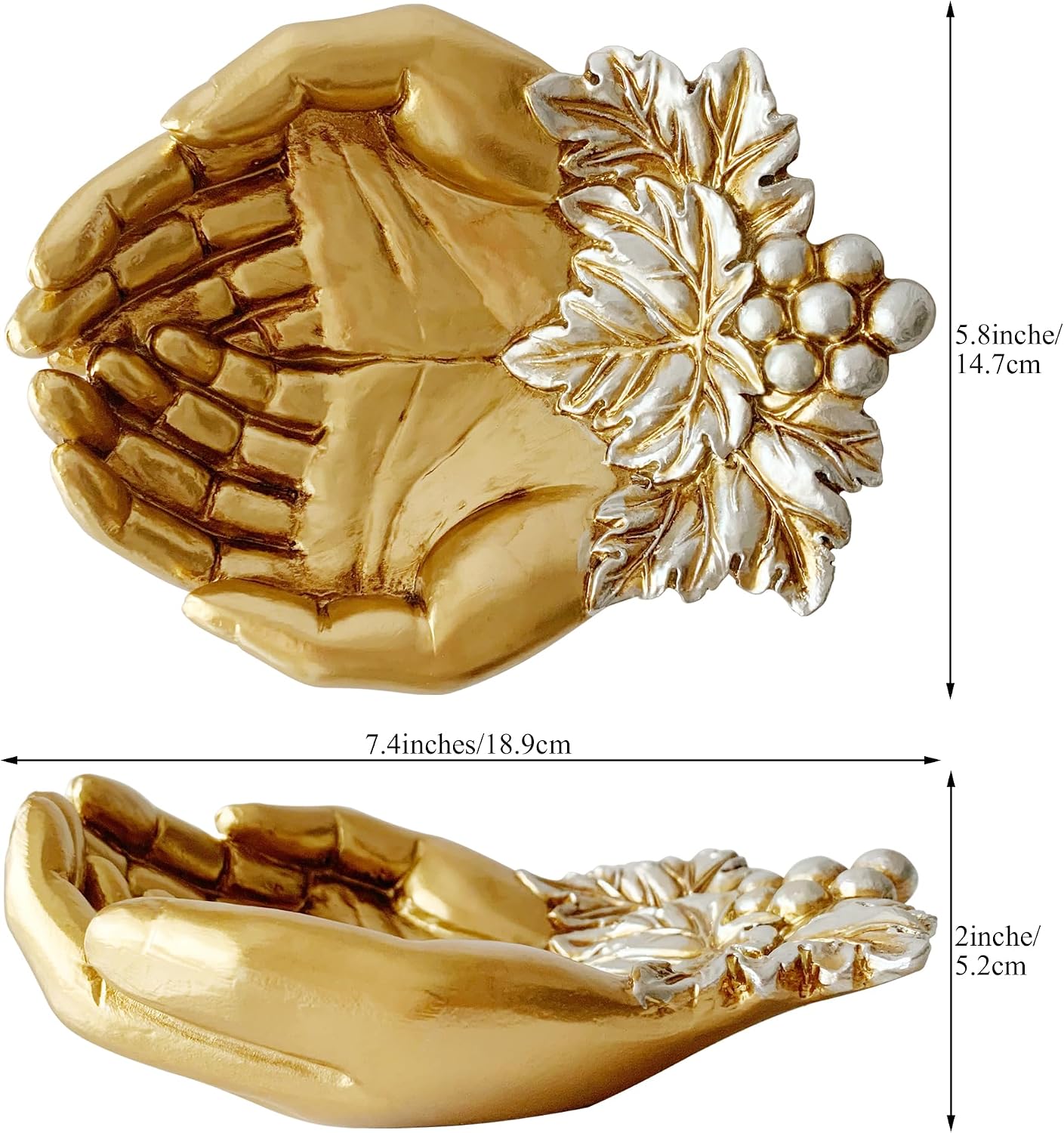 Resin Hand Shaped Ring Holder Jewelry Organizer / Hands