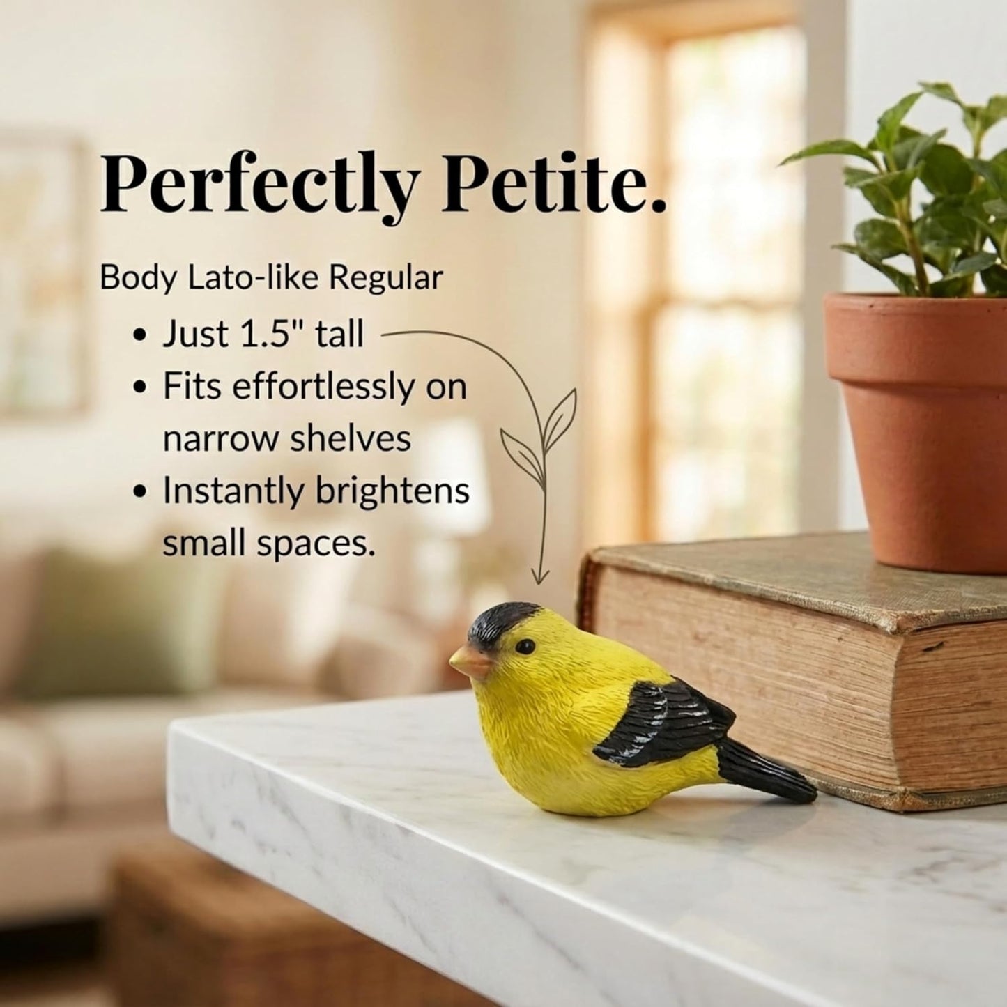 Mini Songbird Figurines / Set of 4