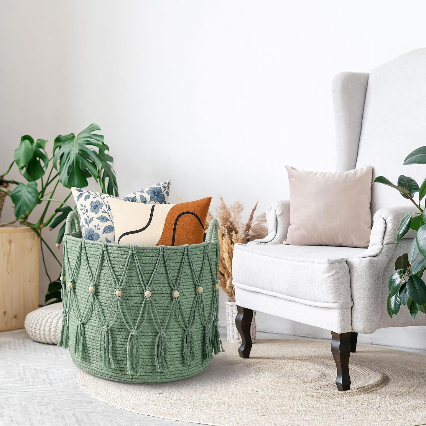 Blanket Basket / Green