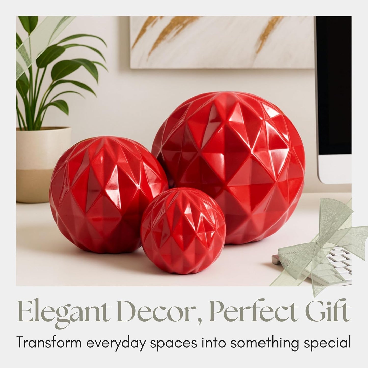 Modern Home Decor / Set of 3