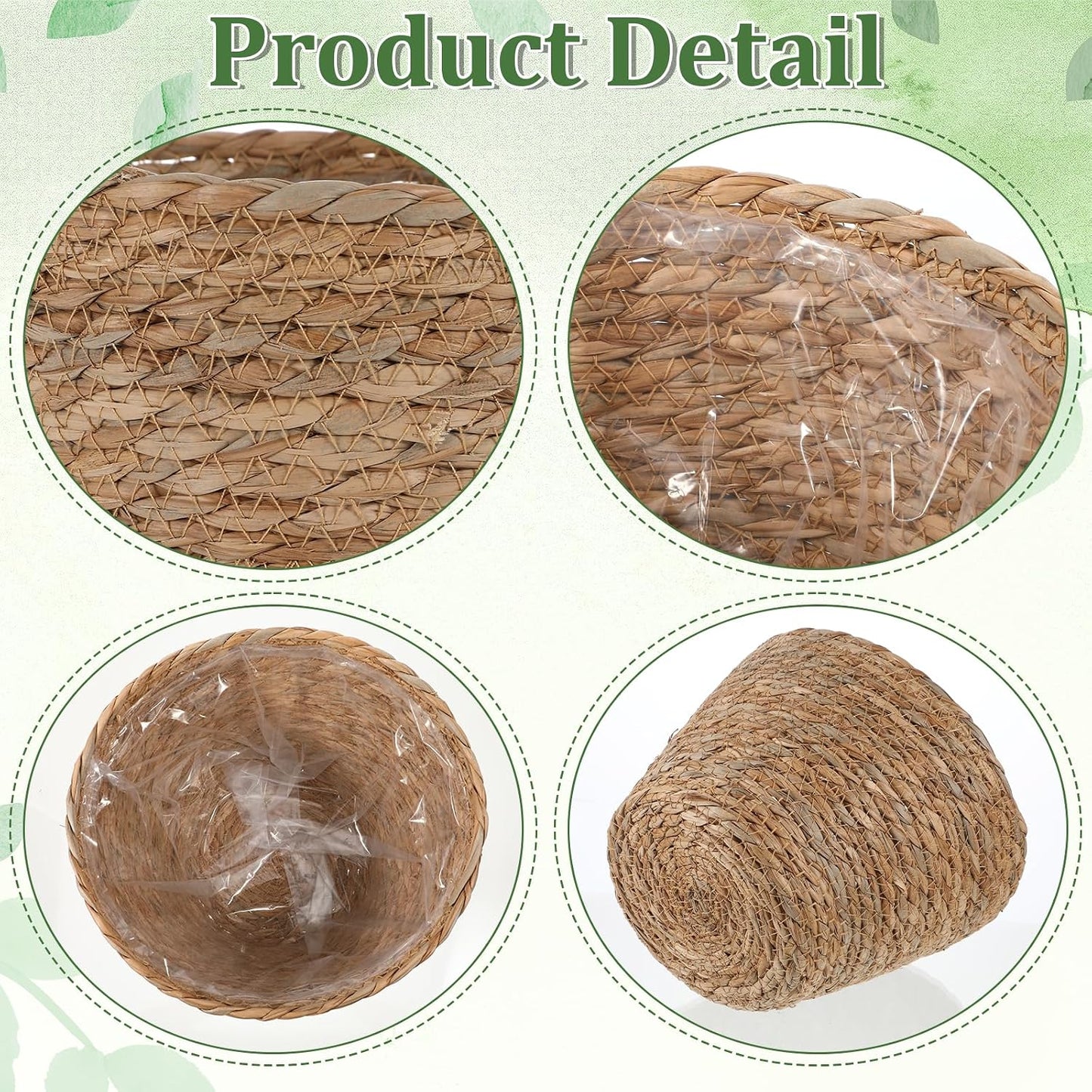 Seagrass Planter Basket / Set of 3