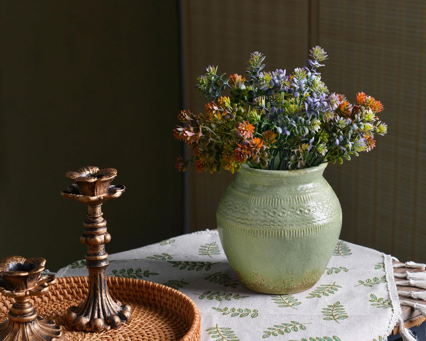 Boho Decorative Vases / Green