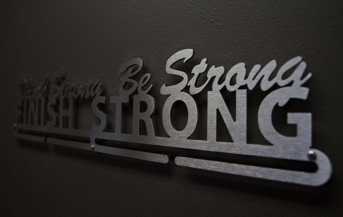 Allied Medal Hangers - Think Strong, Be Strong, Finish Strong - Multiple Variations Offered - Medal Award Holder