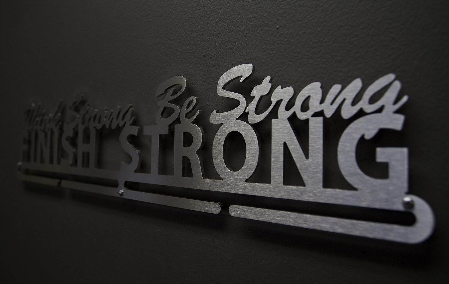 Allied Medal Hangers - Think Strong, Be Strong, Finish Strong - Multiple Variations Offered - Medal Award Holder