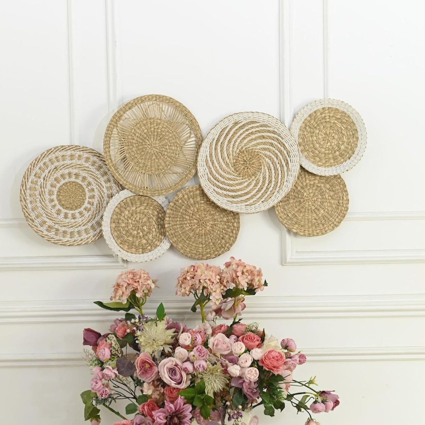 Boho Basket Wall Art / Medium / Natural