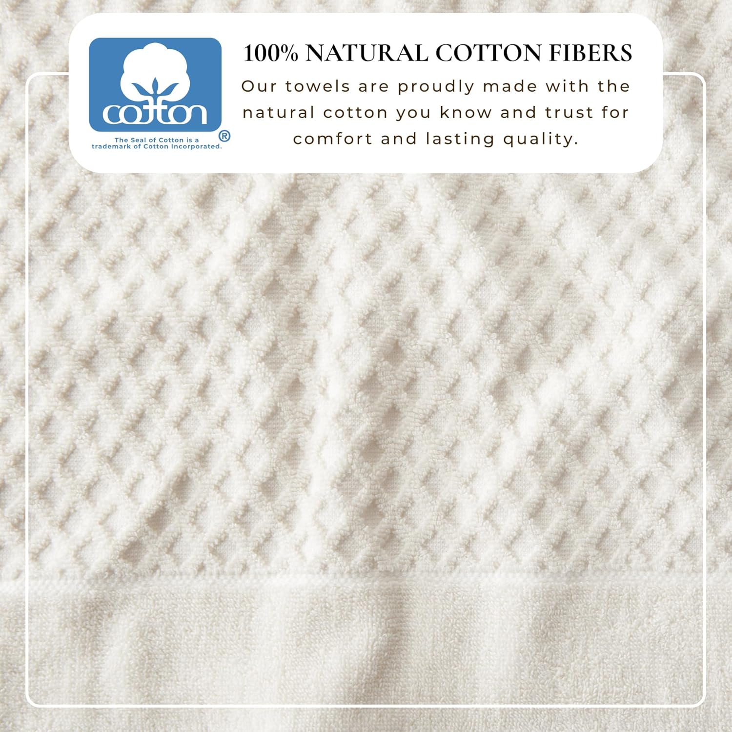 Great Bay Home Bath Towels - 100% Cotton 4 Pack 54x27 Bath Towel Set - Absorbent, Durable, Quick-Dry Towels for