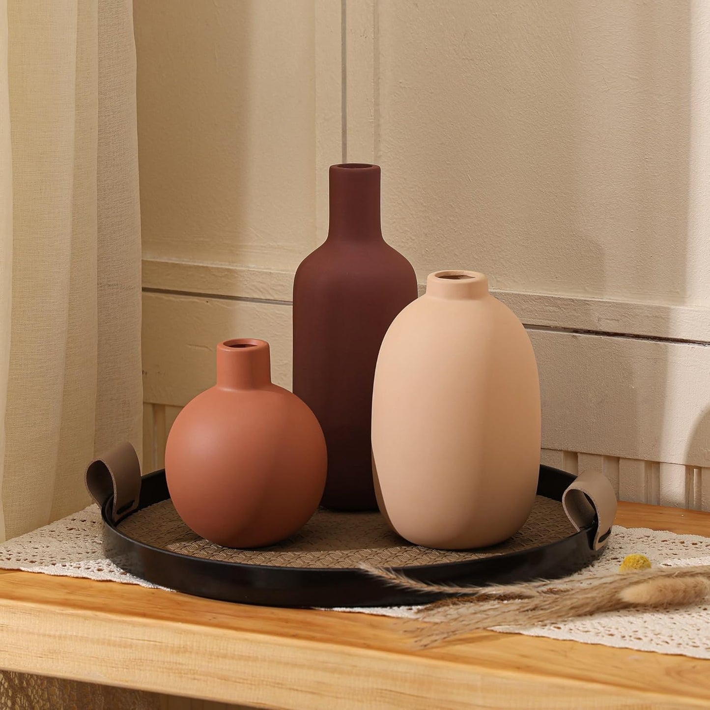 Ceramic Modern Vase / Multicolor#2 / Set of 3