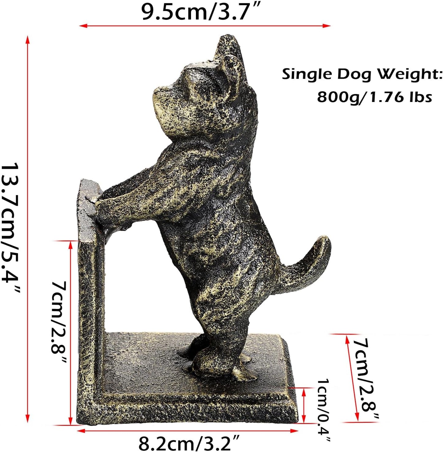 Heavy Duty Book / Dog Shape / Set of 2