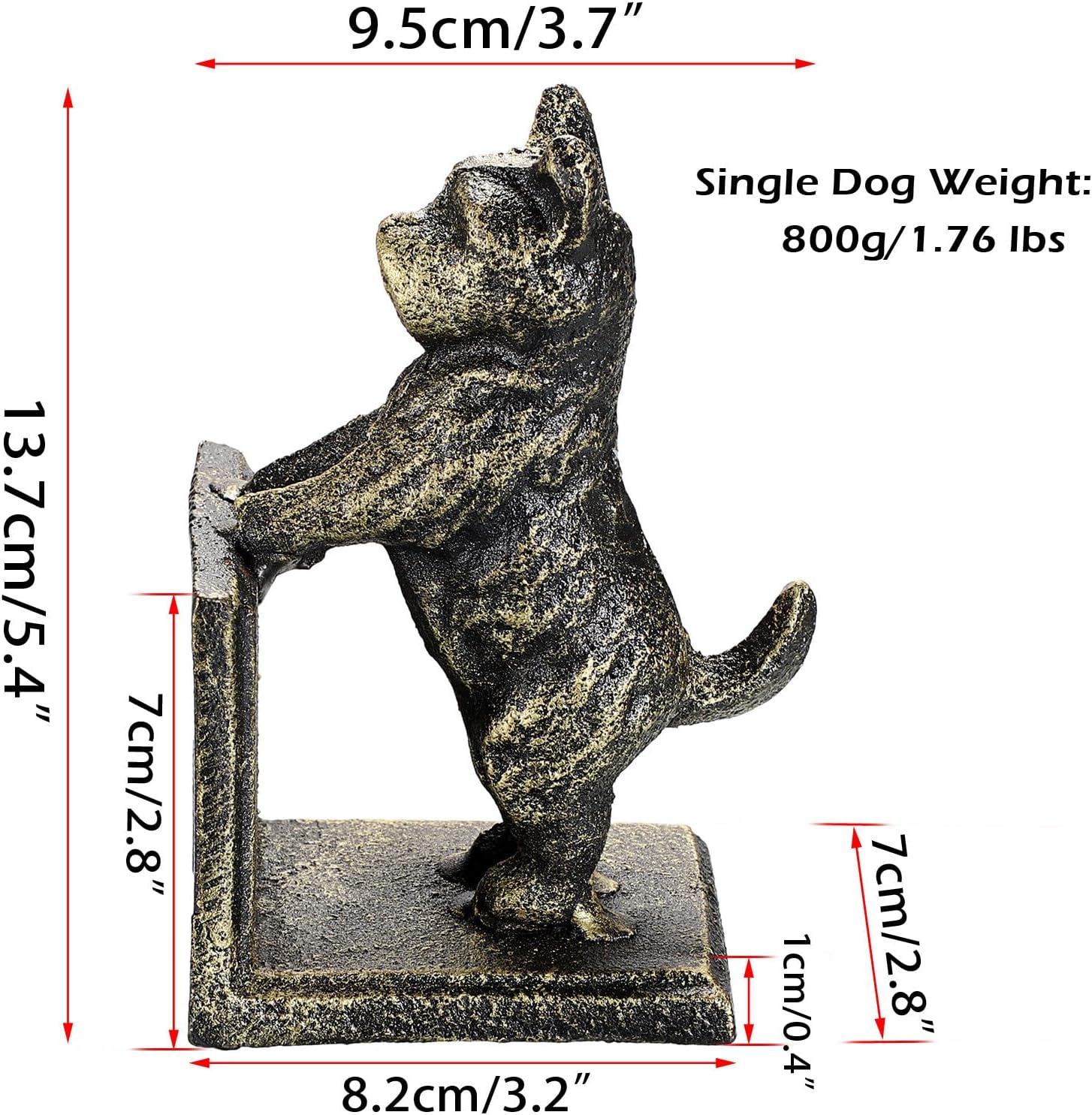 Heavy Duty Book / Dog Shape / Set of 2