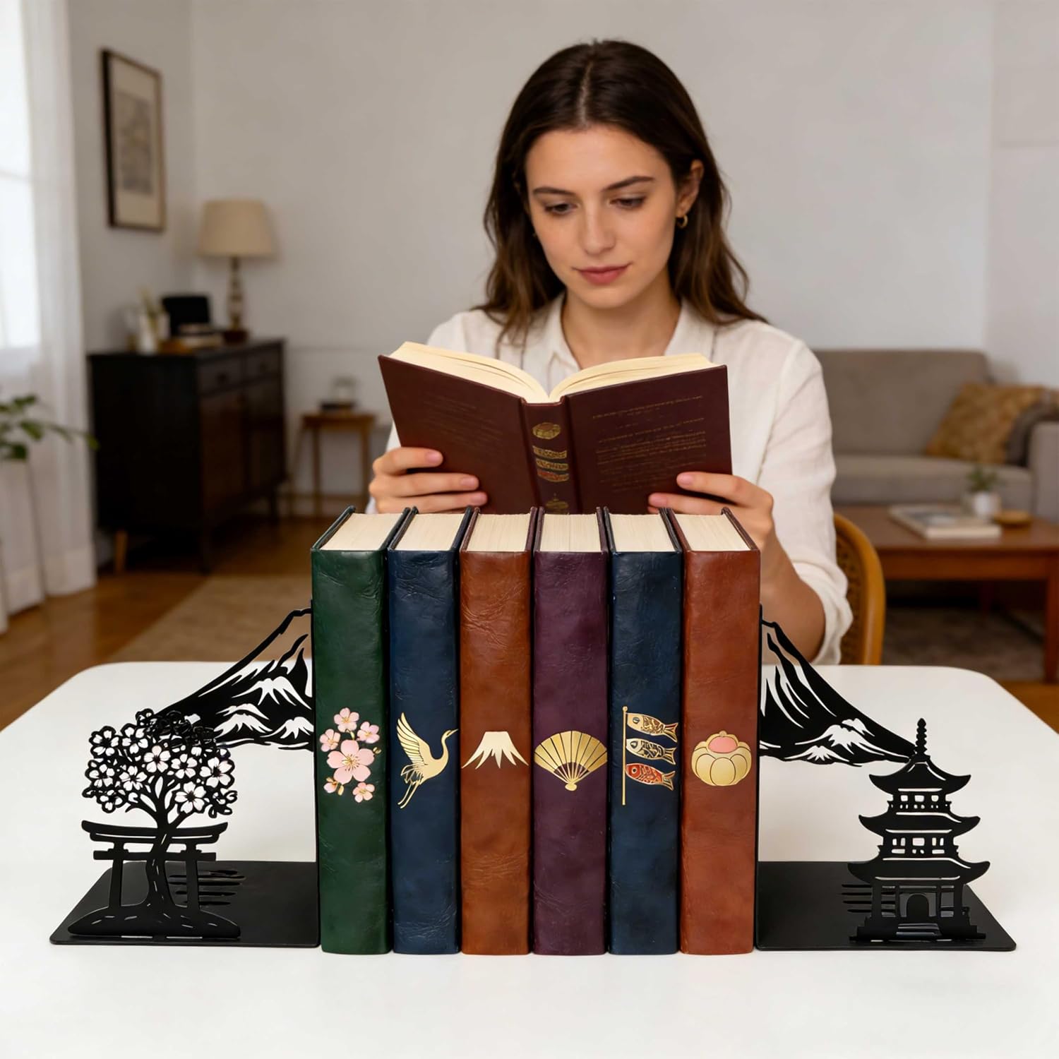 Book Ends for Heavy / Fuji Bookends / Matte Black