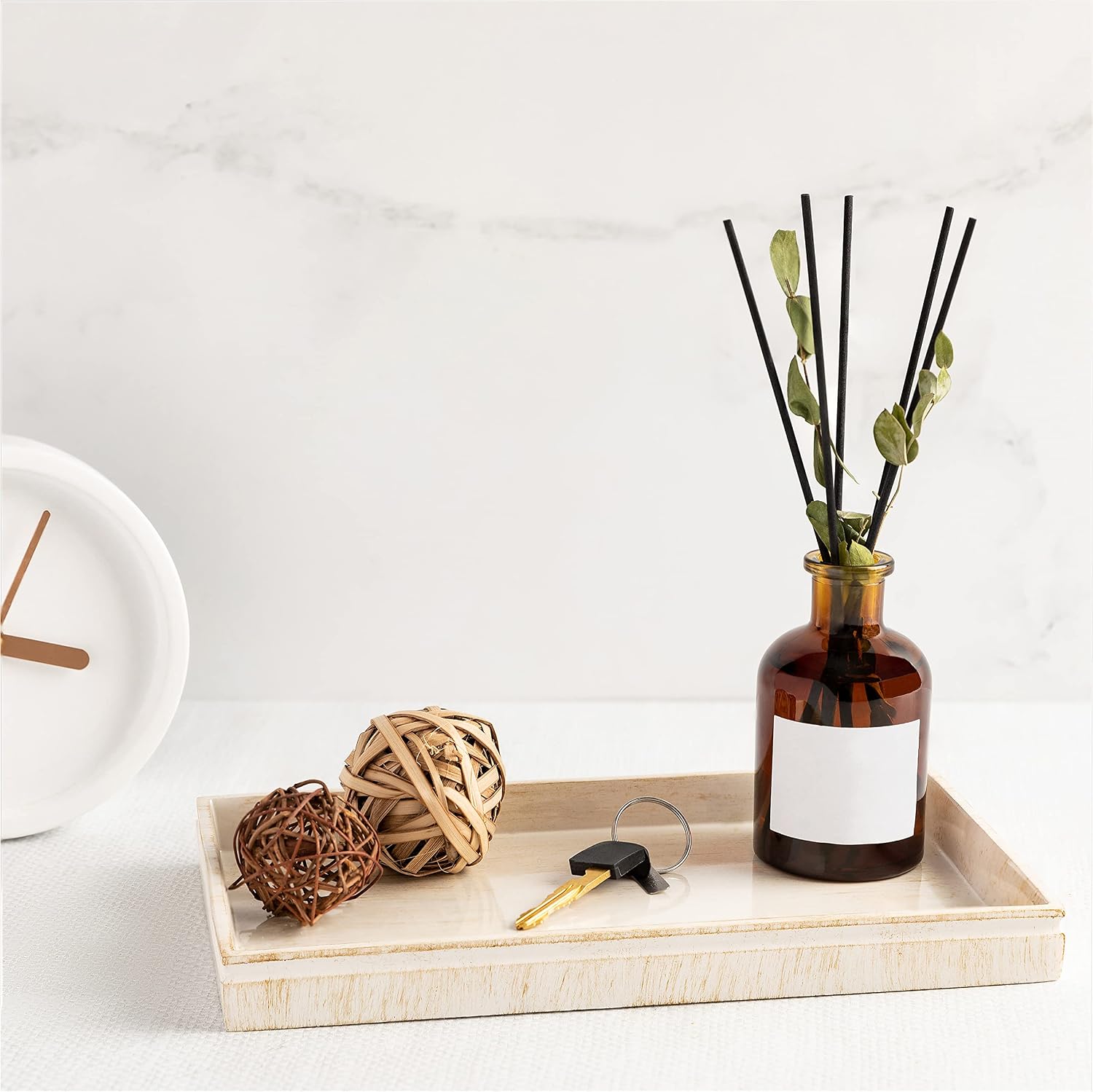Decor Tray / Decorative Coffee Table Tray / Rustic Luxe