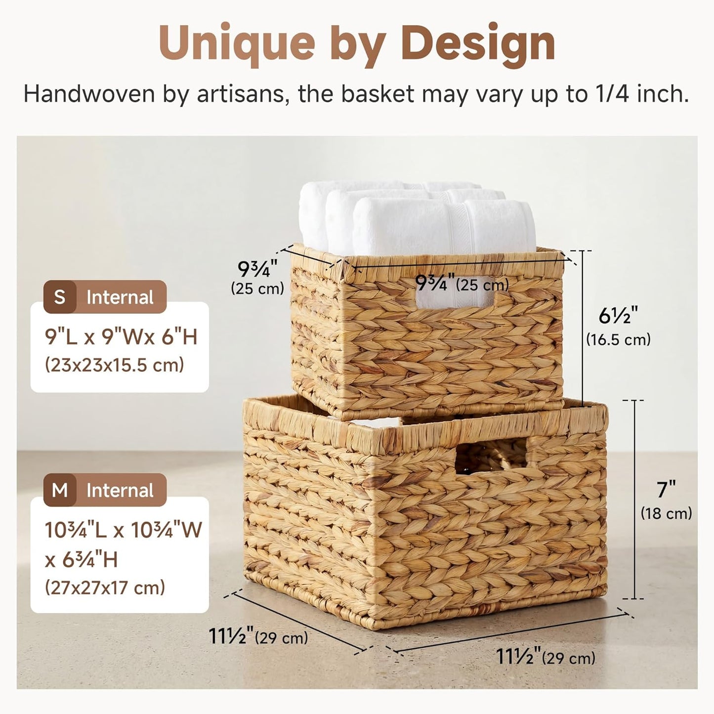 Wicker Storage Basket / Natural