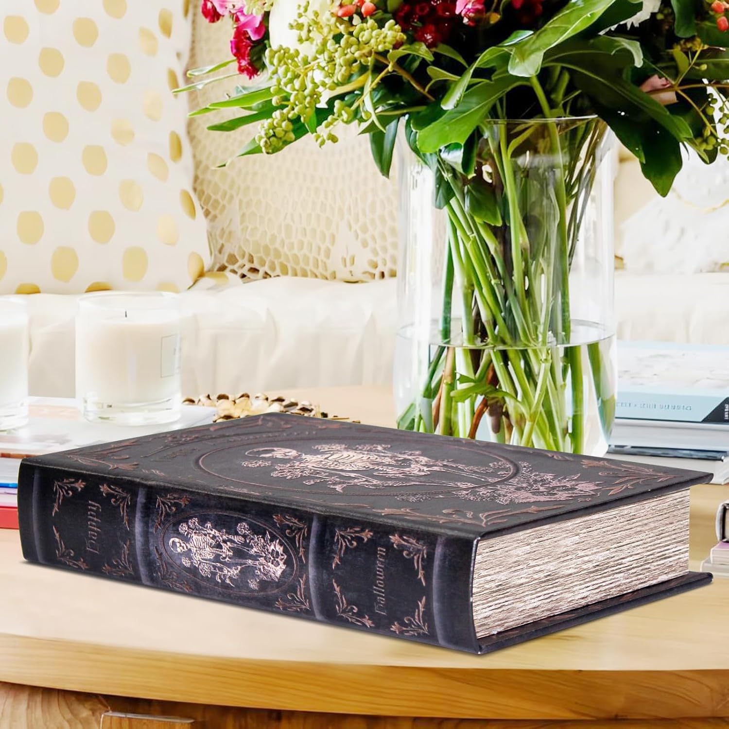 Halloween Decoration Faux Book / Skeleton