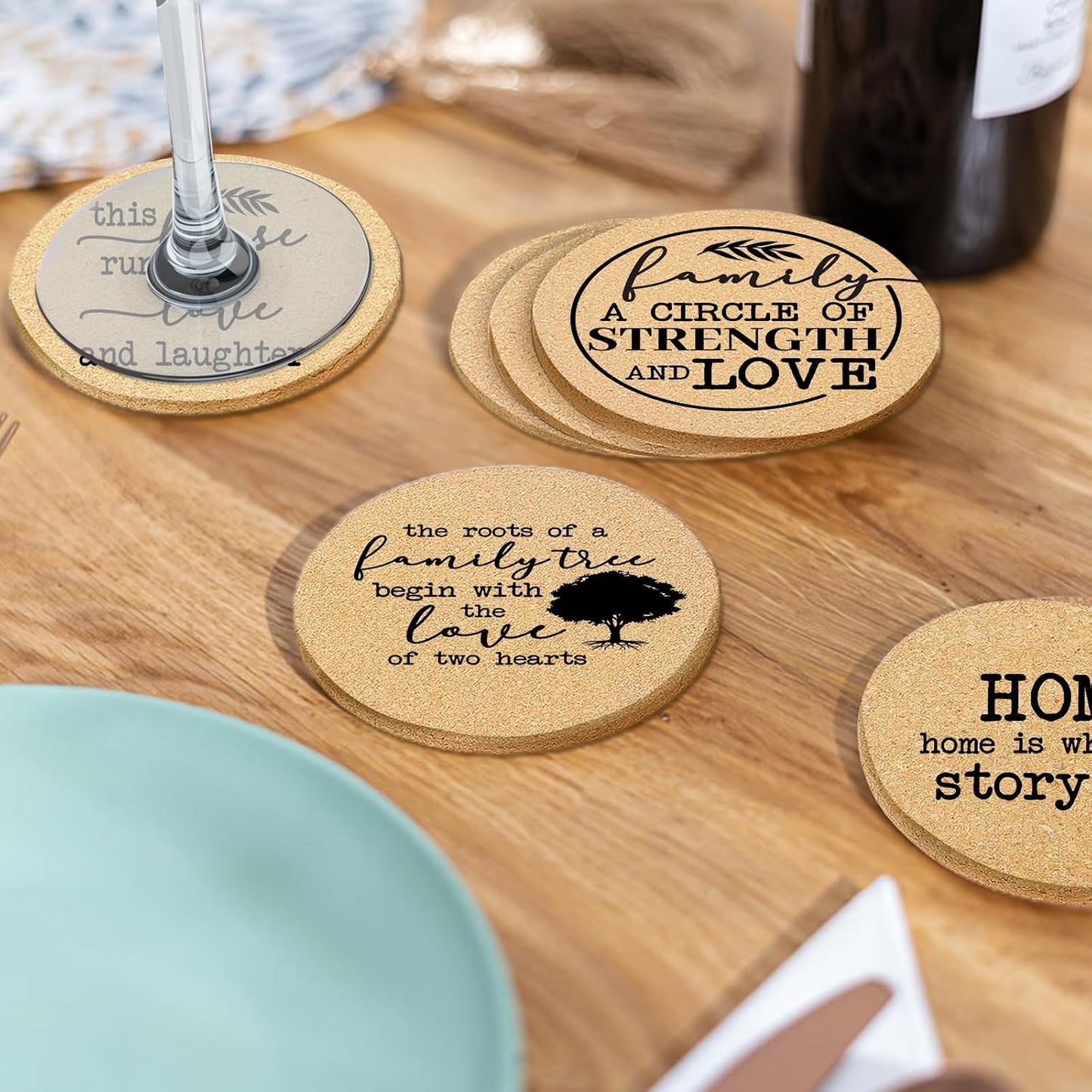 Holder / Coasters for Drinks / Home&love / Set of 6