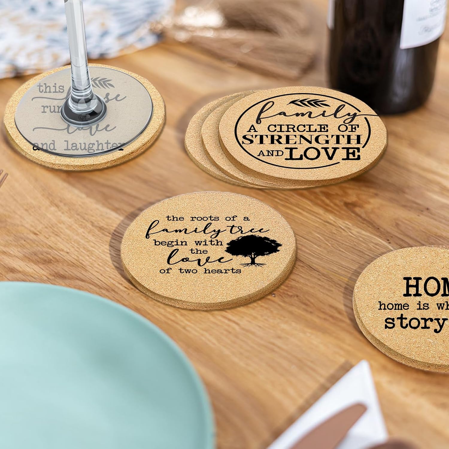 Holder / Coasters for Drinks / Home&love / Set of 6
