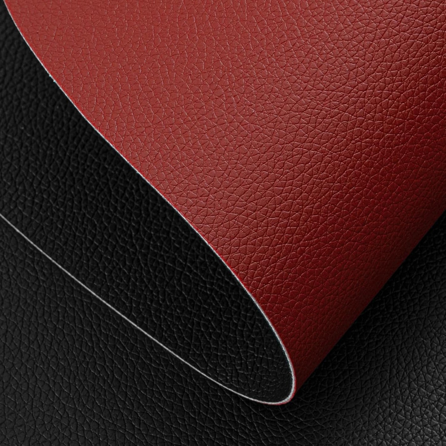 Myir JUN 15 Inches Round Placemats Set of 6 Faux Leather Place Mats | Waterproof Heat Resistant Placemats and Coasters