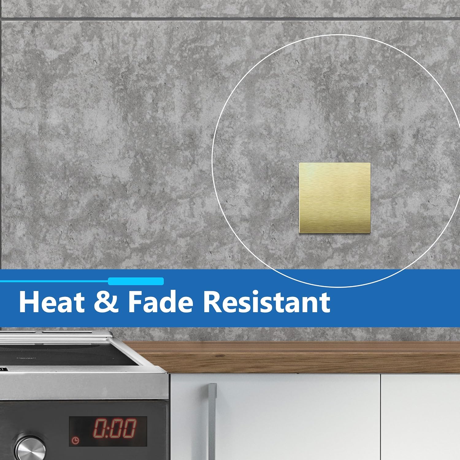 LIDER Double Blank Screwless Metal-Surface Wall Plate, Stainless Steel | Mid-Size 2-Gang 4.88” X 4.92”, Temperature And