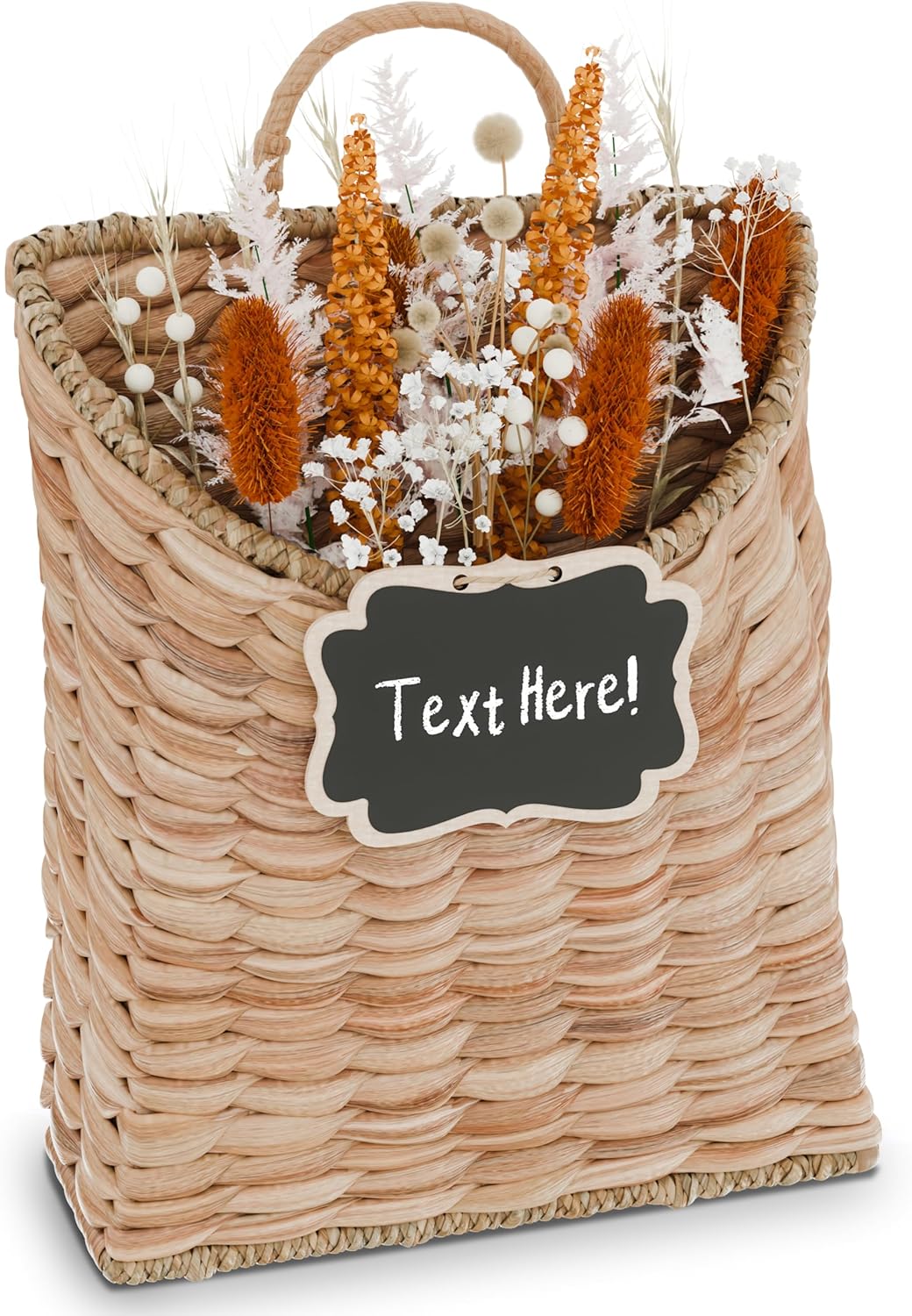 Boho Woven Wall Hanging Basket