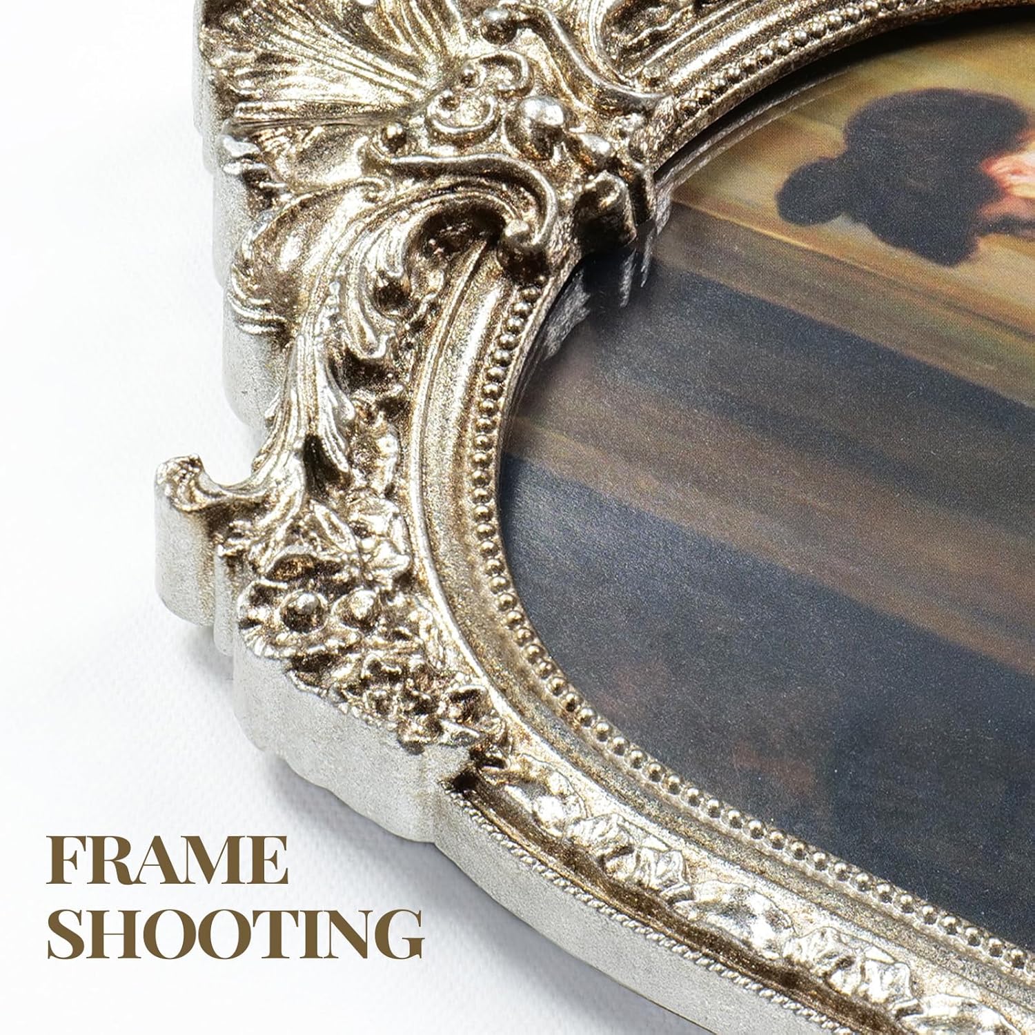 Vintage Silver Picture Frame / Silver Arch / 5 x 7