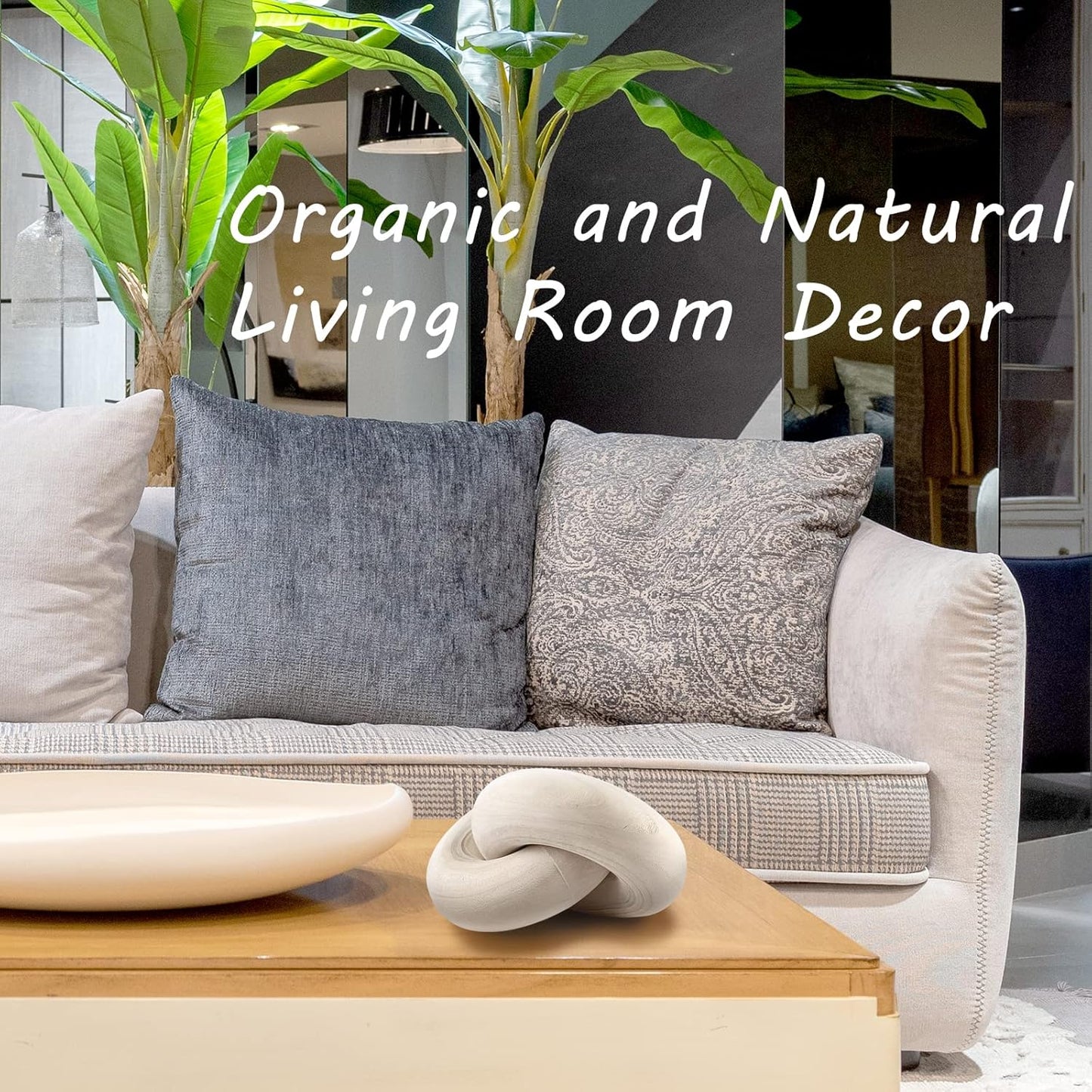 Wooden Chain Link Decor / Natural