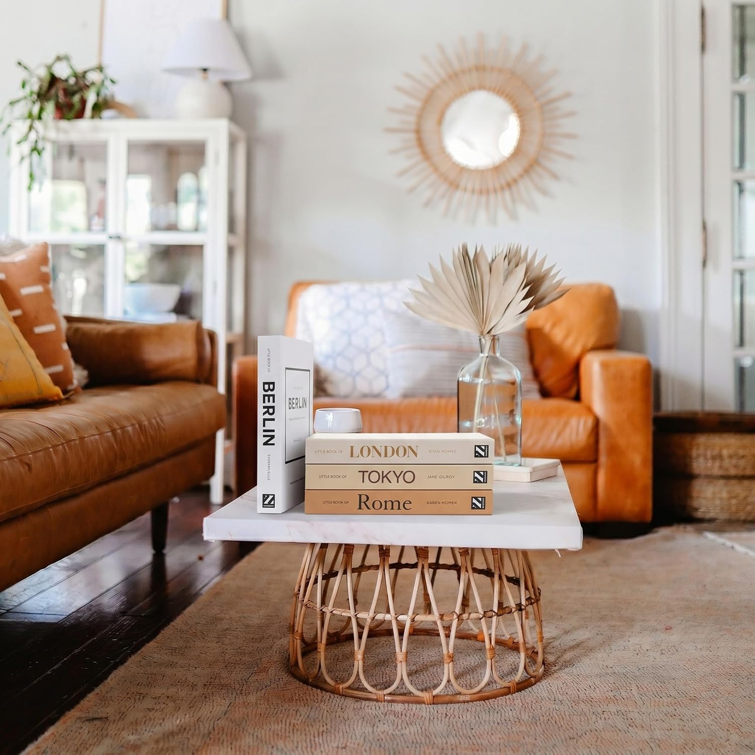 Not Real Books / Mocha_medium / Set of 4