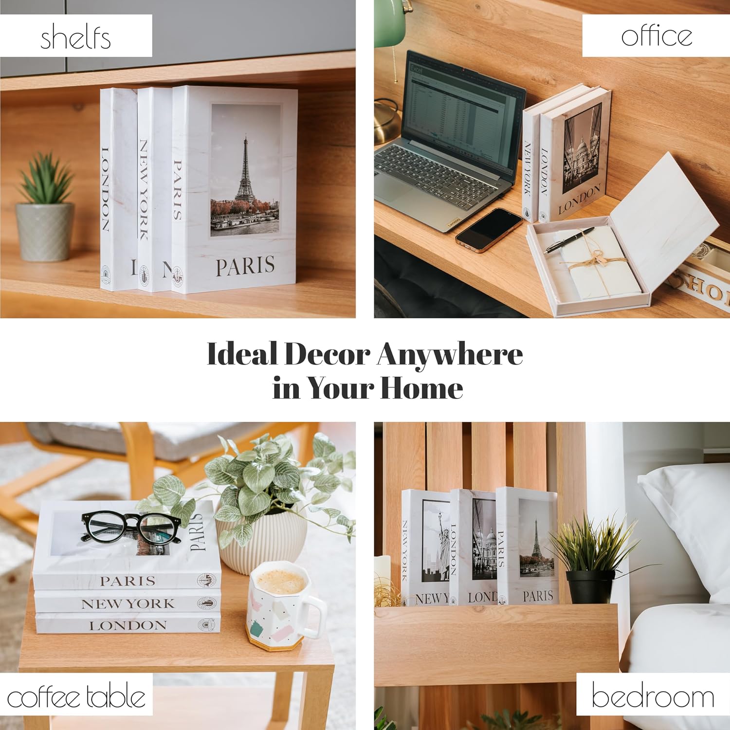 Faux Books / Decorative Books / Set of 3