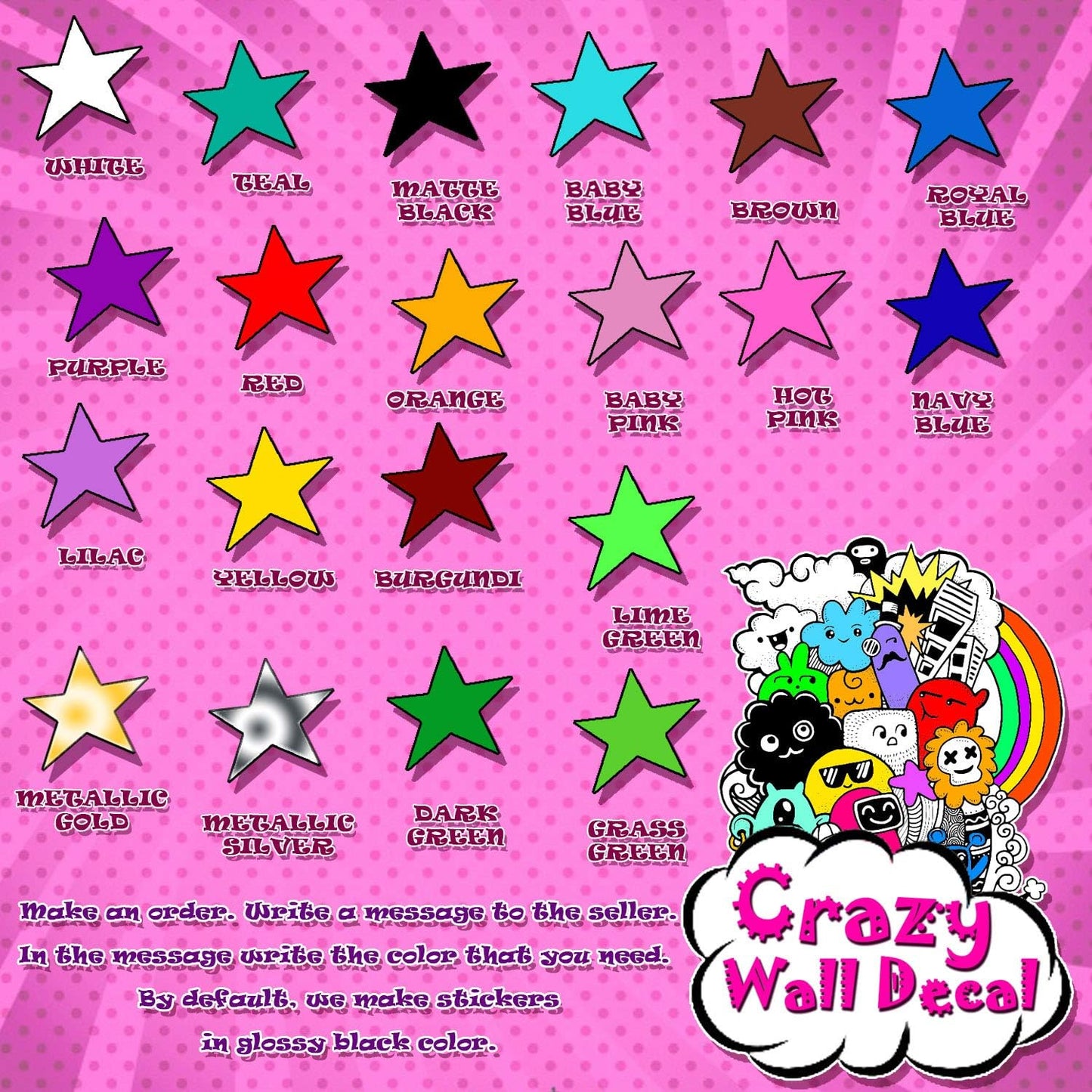 Removable Wall Stickers / Custom Wall Stickers Decals